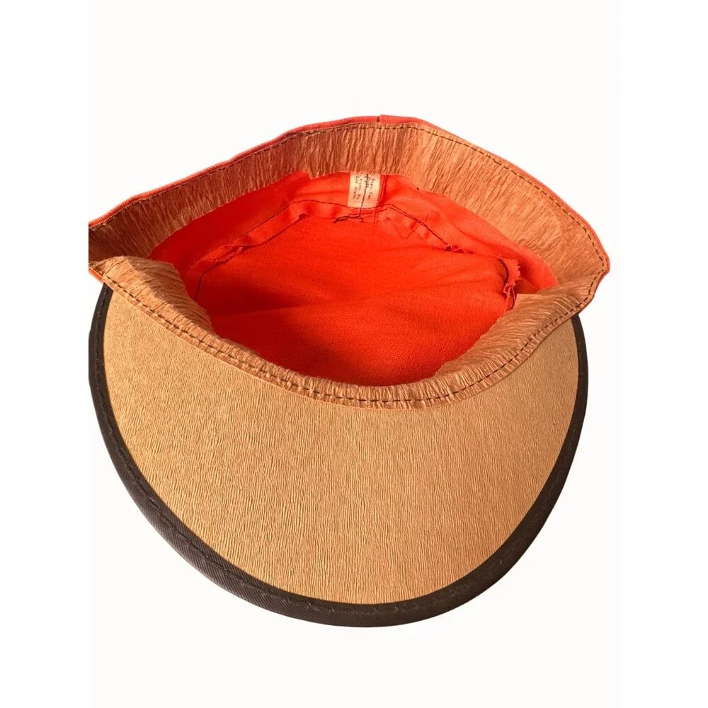 Vintage Surge Tonganoxie Orange & Black‎ painters Cap Size M